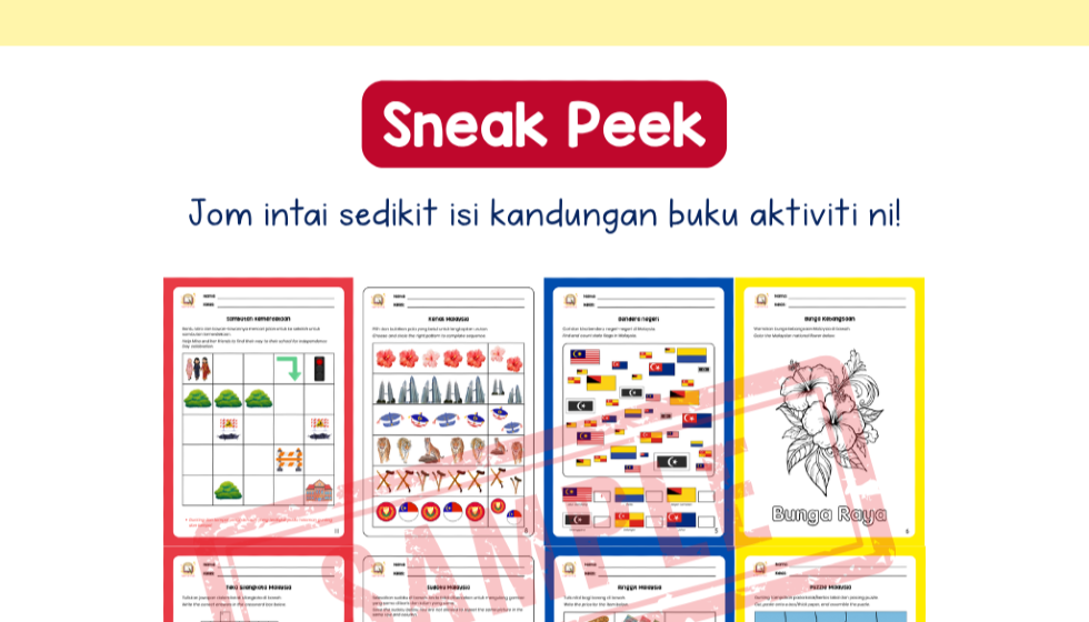 Buku Aktiviti Bertema - Kenali Malaysia